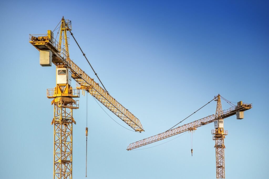 Proyectos e Ingeniería cranes, construction, load crane, metal, load lifter, site, work machine, construction, construction, construction, construction, construction